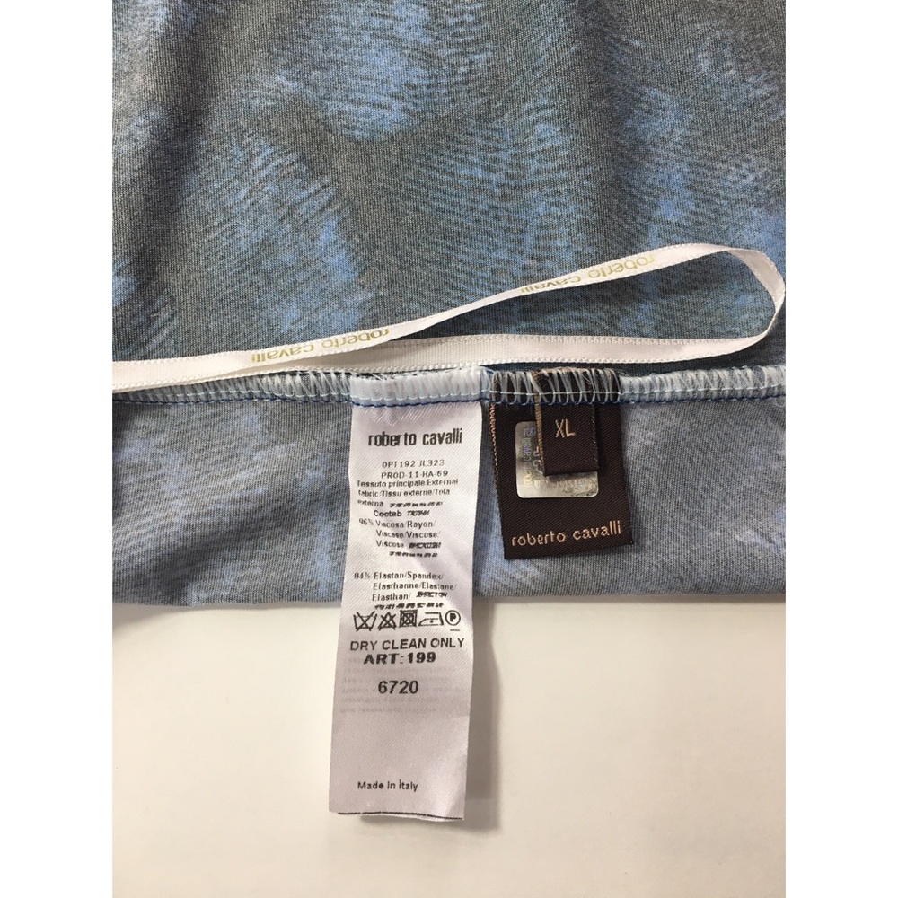 Roberto Cavalli outfit dress skirt feathers ruched - Picture 5 of 6